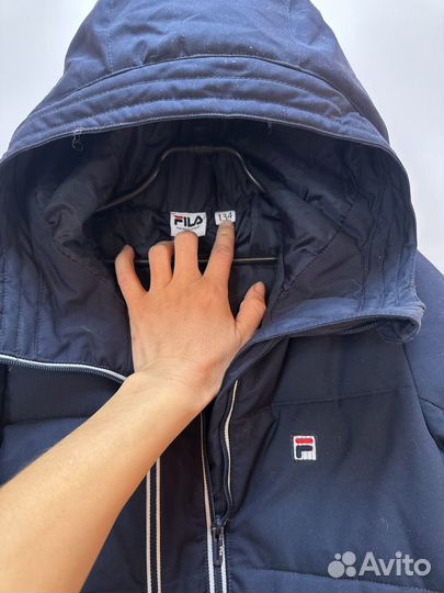 Пуховик зимний рост 134 Fil