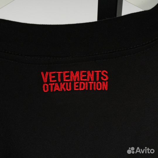 Футболка vetements anime freak