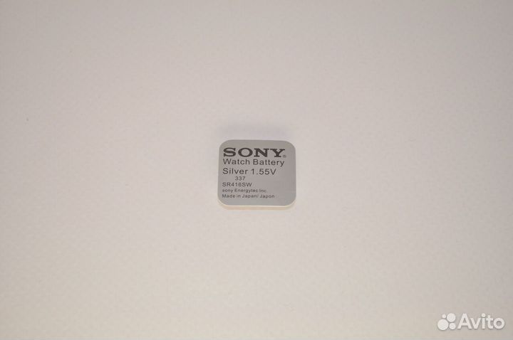 Батарейка Sony 337 для капсульных Микронаушников