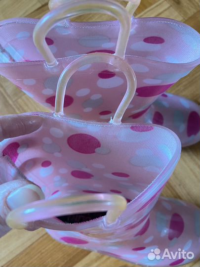 Резиновые сапоги для девочки 28 р