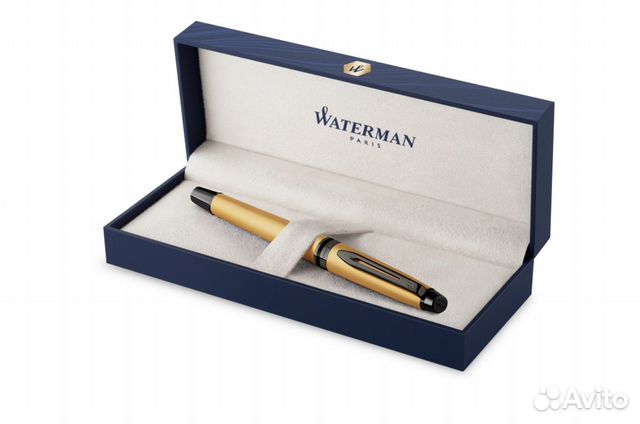Ручка Waterman Expert Silver/Gold F BLK roller
