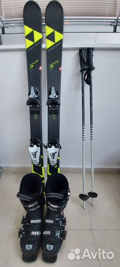 Горные детские лыжи комплект 110 бронь до 22 сент