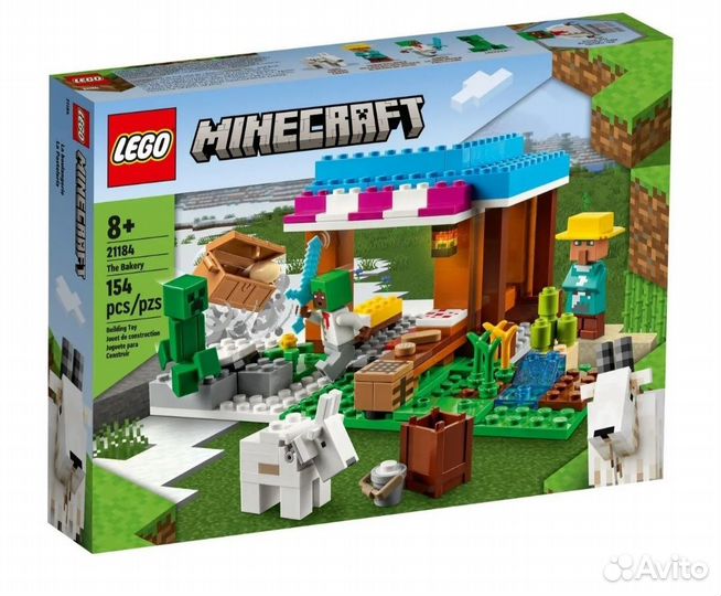 Конструкторы lego minecraft новые