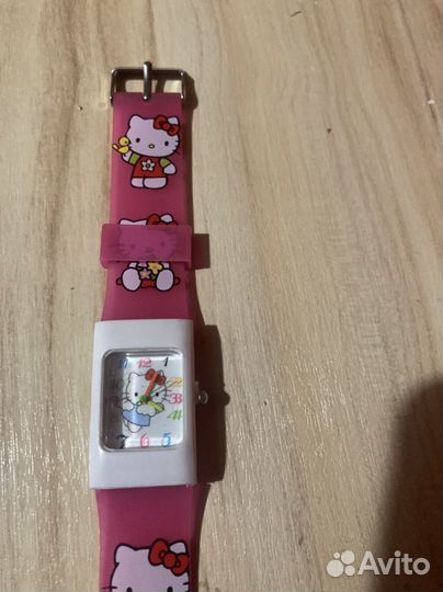 Часы детские hello kitty
