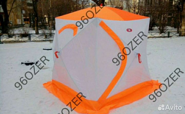 Палатка зимняя Куб 2 Медведь 3 слойная