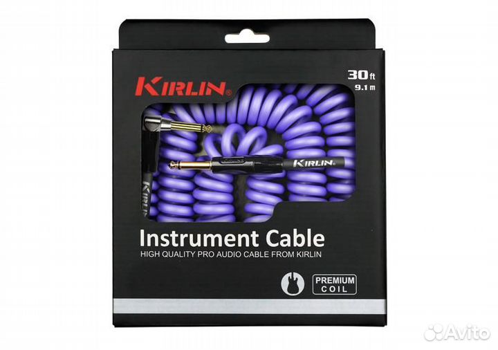 Кабель инструментальный Kirlin IPK-222bfgl 9.1M PU