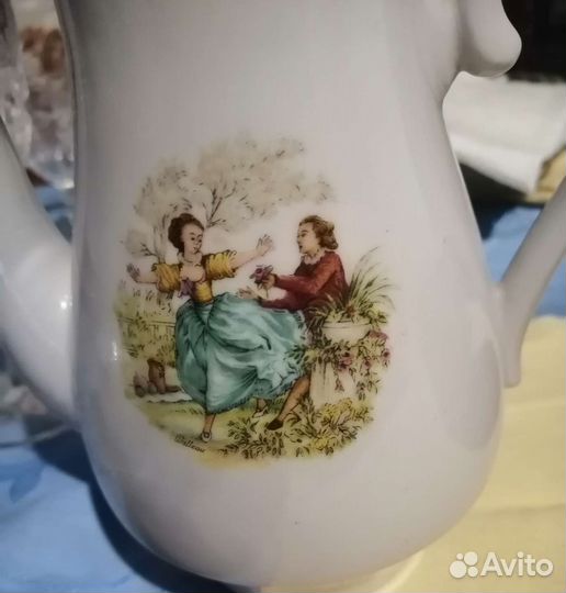 Кофейник Полтавский фарфор СССР