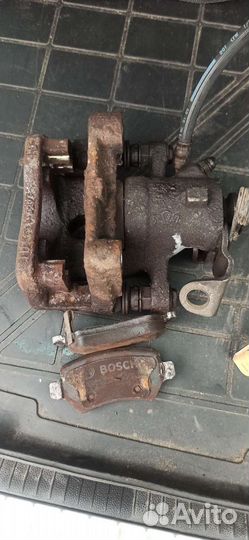 Суппорт тормозной задний правый opel astra h 1.8