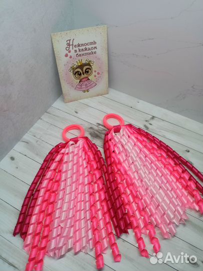 Резинки, заколки ручной работы