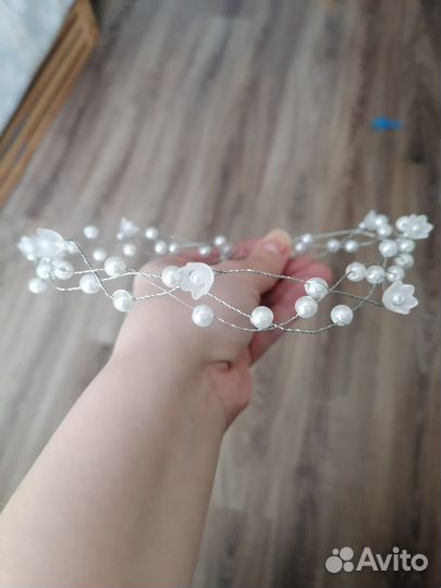 Диадема венок свадебный