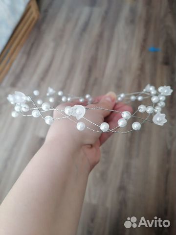 Диадема венок свадебный