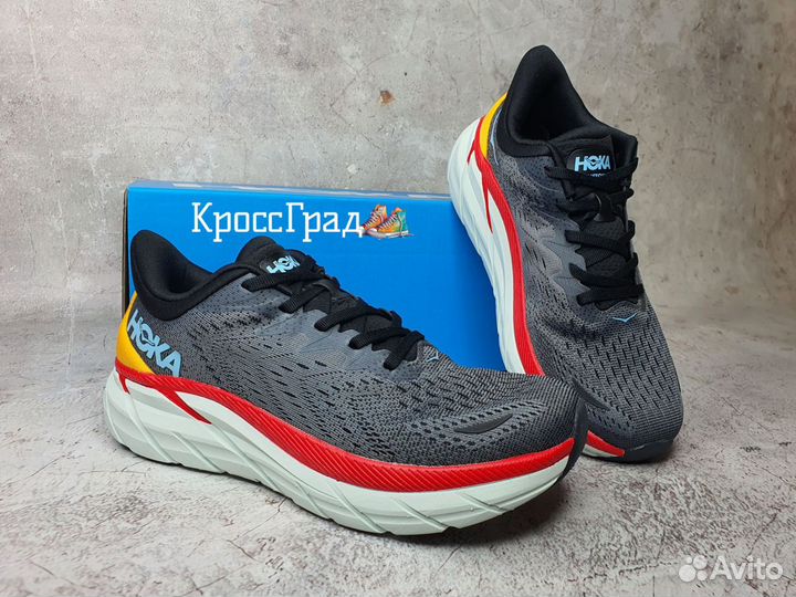 Кроссовки беговые Hoka. Огонь