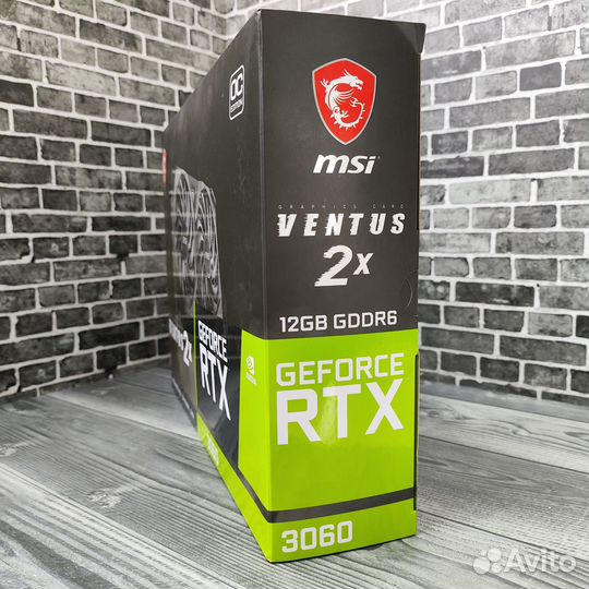 Видеокарта MSI GeForce RTX 3060 ventus 2X OC 12Gb