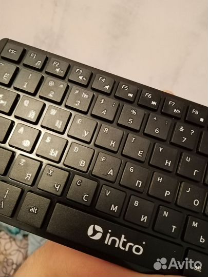 Клавиатура intro km490b черная