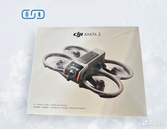 Квадрокоптер DJI DJI Avata 2 Fly More Combo 3 АКБ