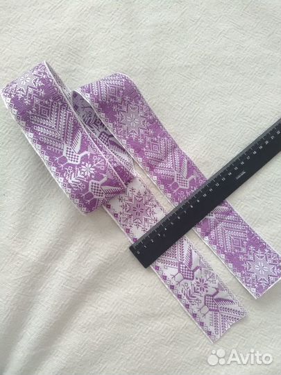 Лента-тесьма жаккард., новая, 1,5 м * 53 мм