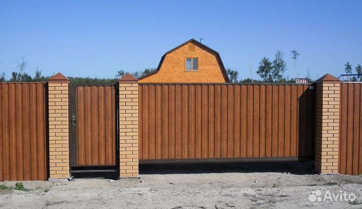 Установка забор