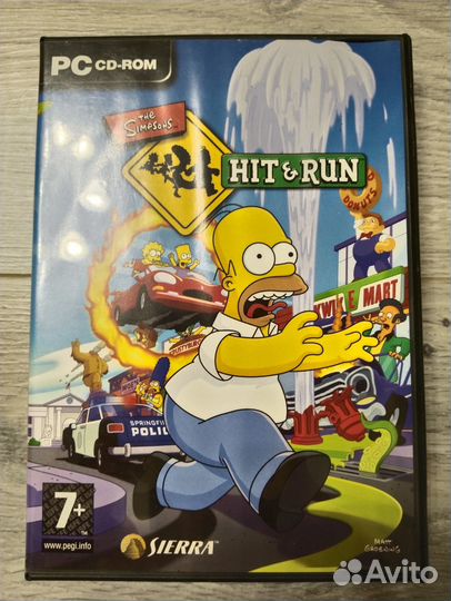 The Simpsons Hit & Run PC DVD-box