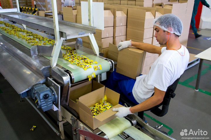 Работа вахтой Сборщик 15/25/35 Вахта с питанием