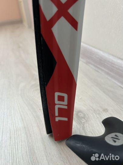 Беговые лыжи комплект с палками р.170