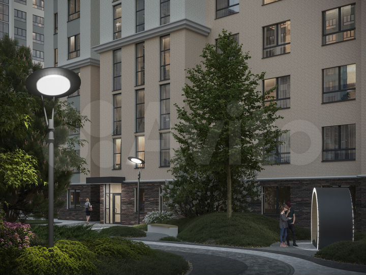 1-к. квартира, 45,7 м², 5/17 эт.