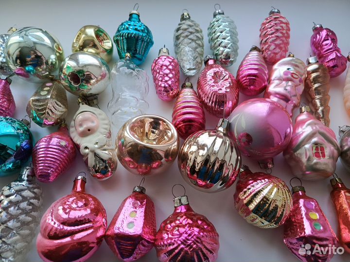 Елочные игрушки СССР одним лотом