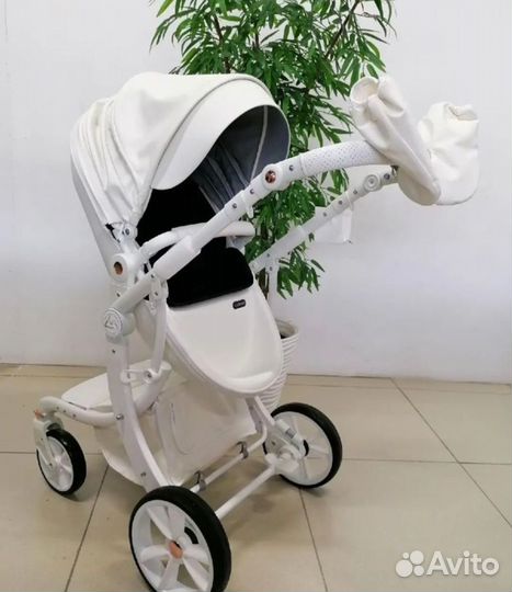 Коляска новая экокожа 2в1, 3в1