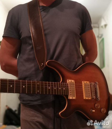 Ремень кожанный для гитары