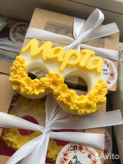 Мыло ручной работы к 8 марта