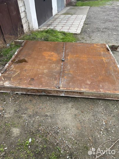 Ворота гаражные бу