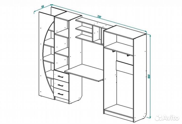 Детская стенка