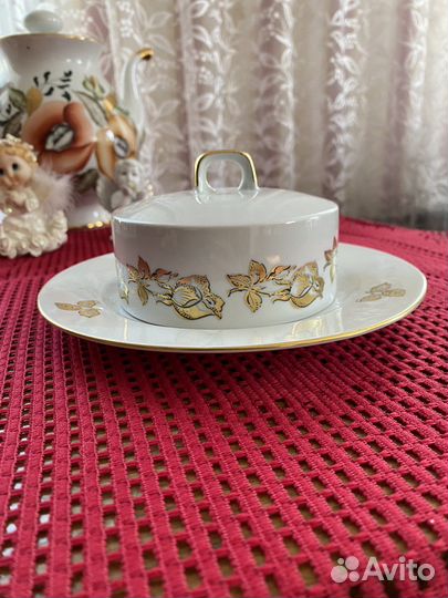 Масленка фарфор гдр
