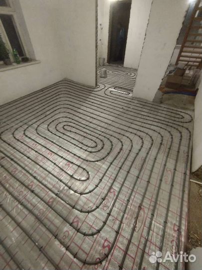 Монтаж отопления и теплых полов. Частная бригада