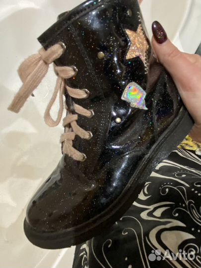 Сапоги резиновые,ботинки для девочки на весну