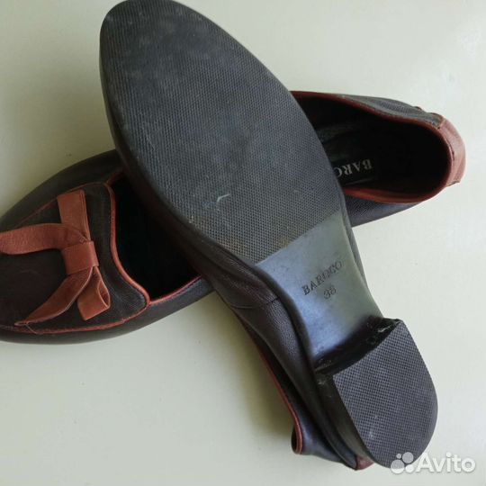 Балетки натуральная кожа 38 размер