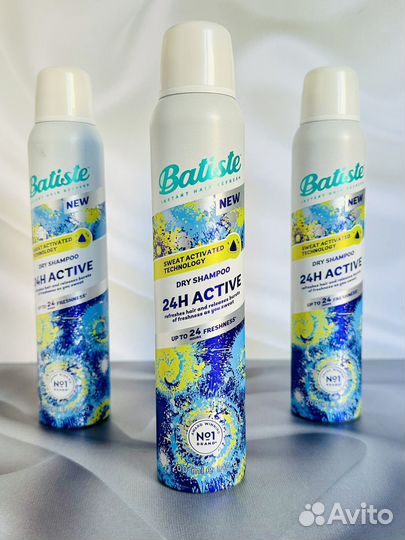 Batiste 24H Active Dry Shampoo Сухой Шампунь