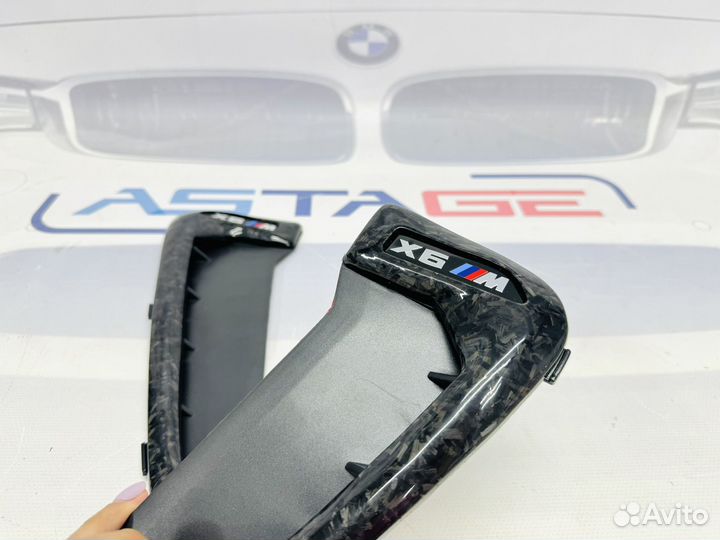 Жабры BMW X6 F16 кованый карбон
