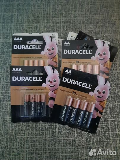 Батарейки duracell аа/ааа