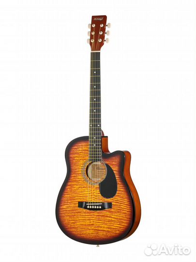 Фольковая гитара с вырезом Homage LF-3800CT-SB