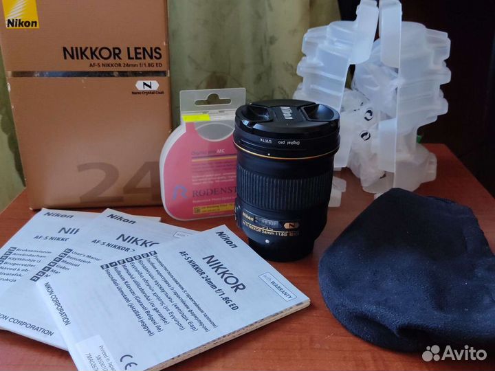 Объектив nikkor AF-S 24mm f/1.8G ED