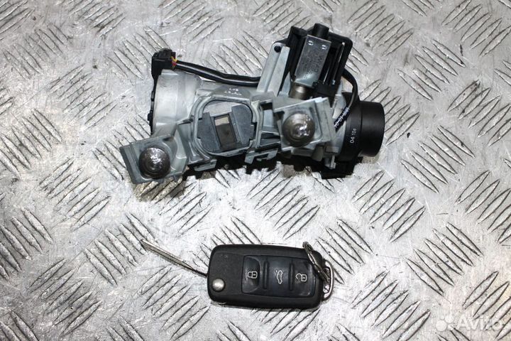 Замок зажигания + ключ Volkswagen Tiguan 1 NF