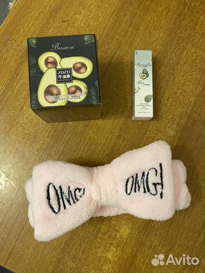 Косметические средства и повязки на голову