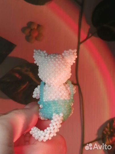 Котик из бисера