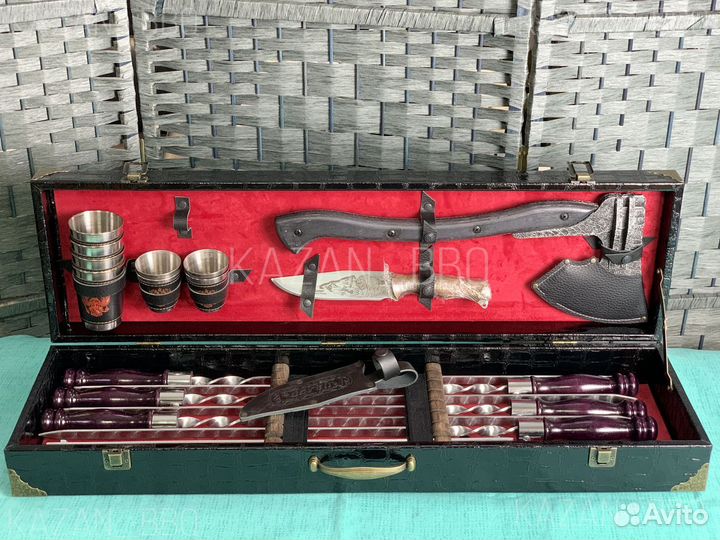 Шампура в кейсе на подарок