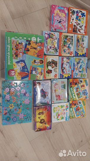 Пазлы еlc, djeco, castorland и т.д 16шт