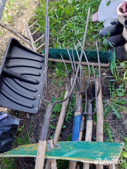 Стоговые вилы, грабли