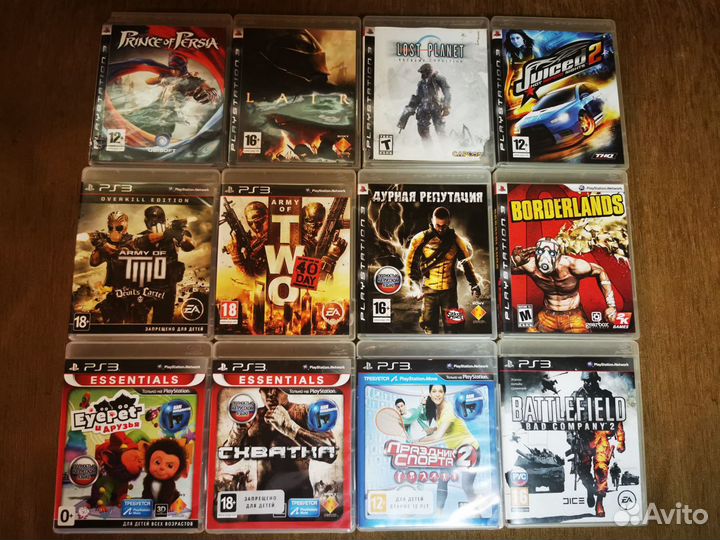Игры для приставок ps3