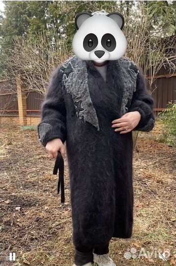 Кардиган длинный нат. мохер Турция 52/54