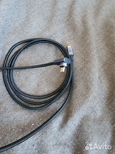 Кабель Usb 4 Type C, 20 Гбит/с, магнитный, 2 метра
