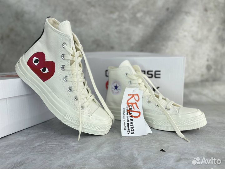 Кроссовки Converse comme des garcons bone